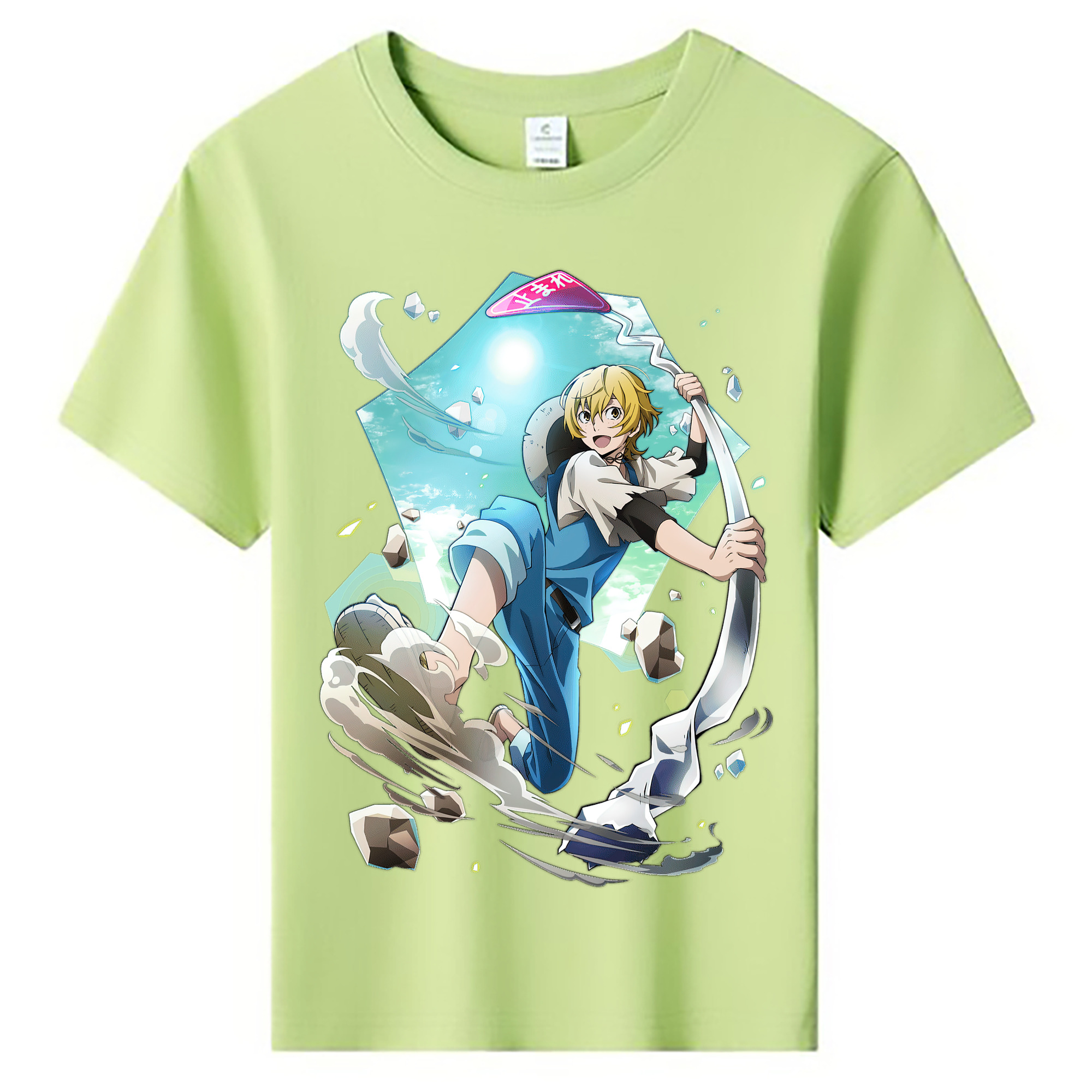 （画像用） 文豪ストレイドッグス Bungo Stray Dogs 綿100％キッズTシャツ（フロントプリント）